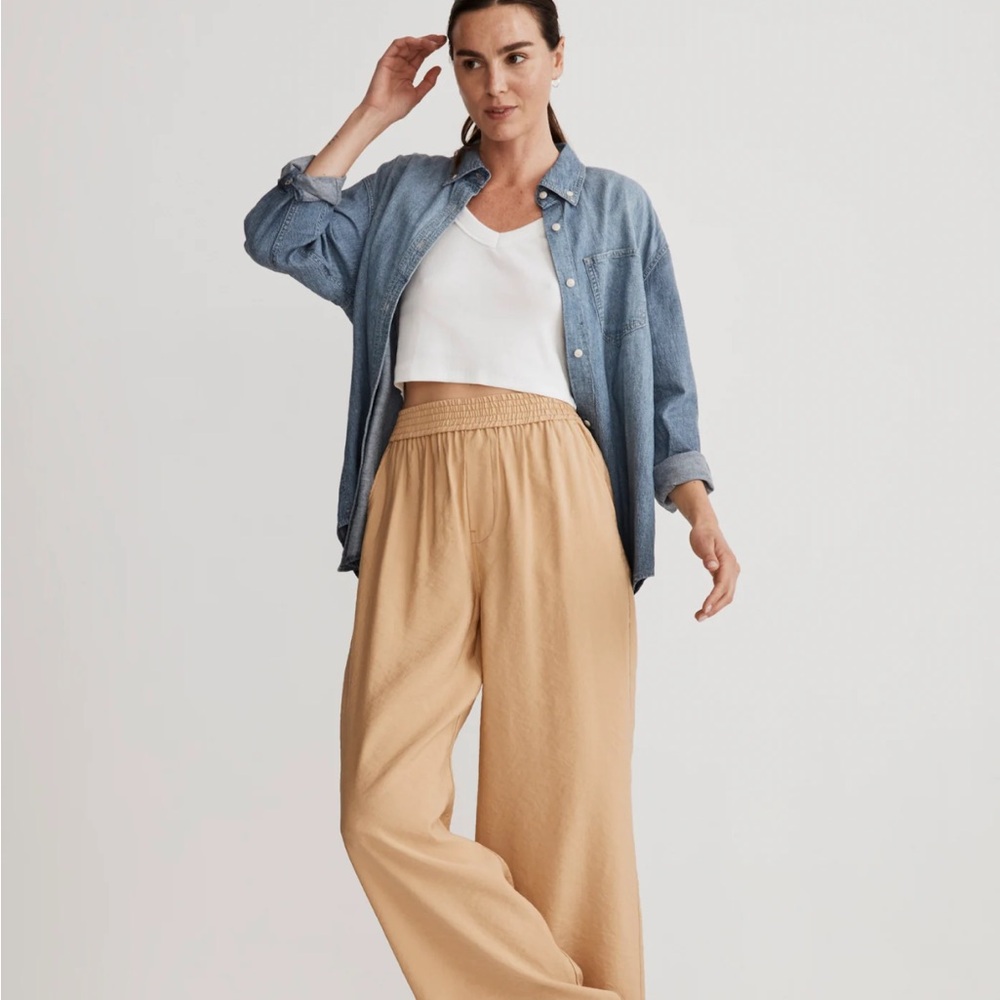 Madewell Carly Soft Drape, Wide Leg Pant